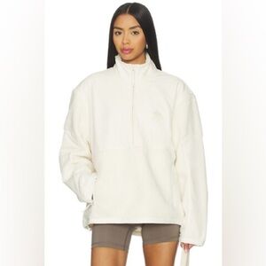 SKIMS Sherpa Teddy Half Zip Pullover jacket size small